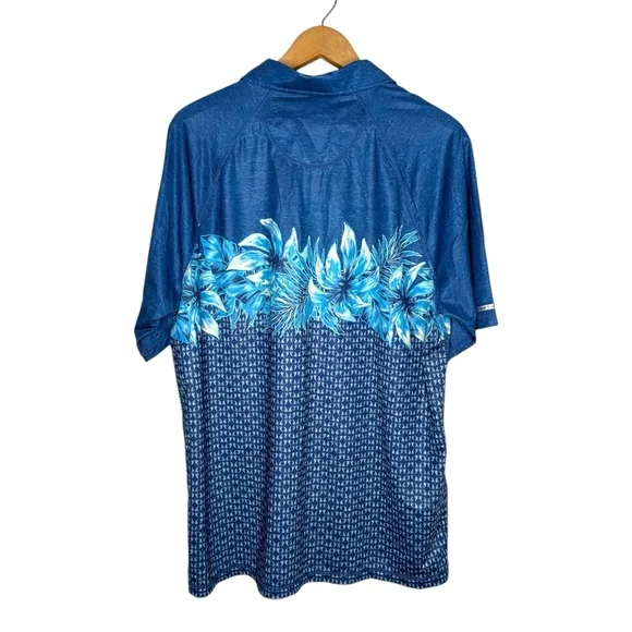 Tommy Bahama Island. Zone Floral Polo Shirt - Picture 4 of 5